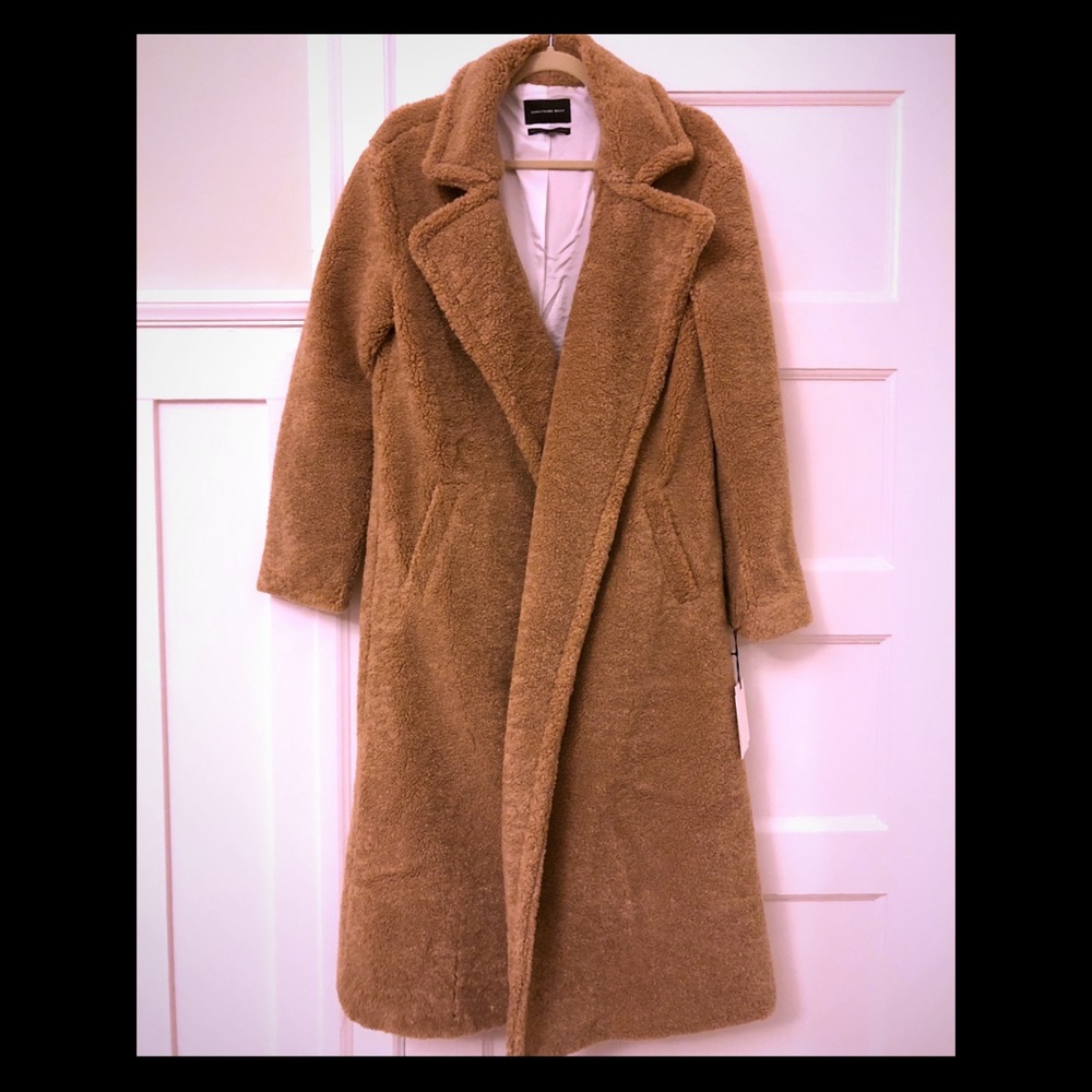 Something Navy - Teddy Faux Fur Coat